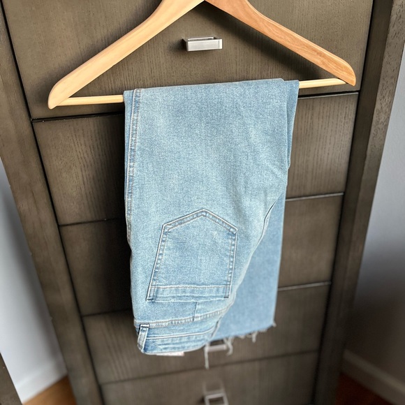 Free People CRVY High Rise Vintage Straight Jeans - Picture 2 of 13